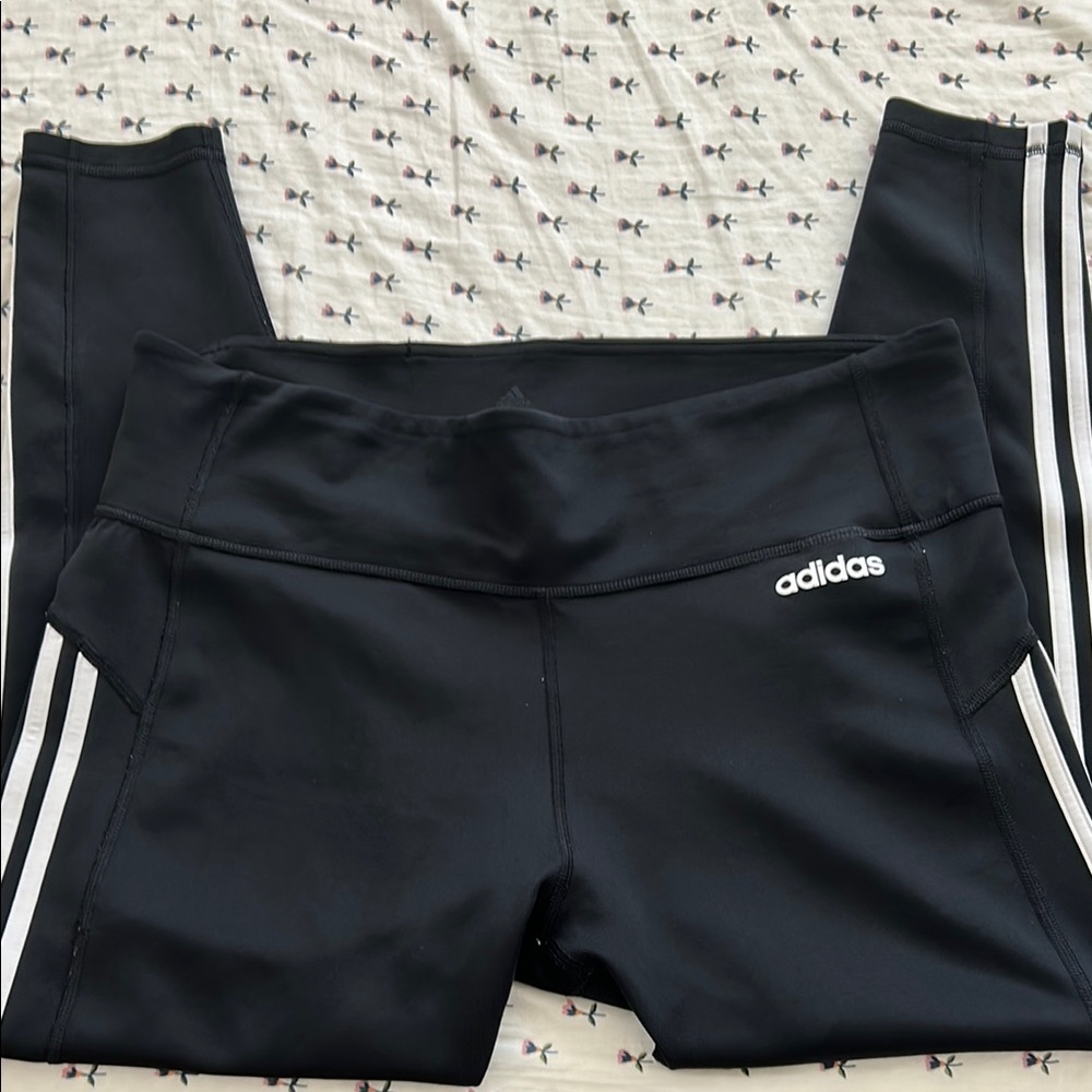 Adidas Black Reflective Leggings for Performance